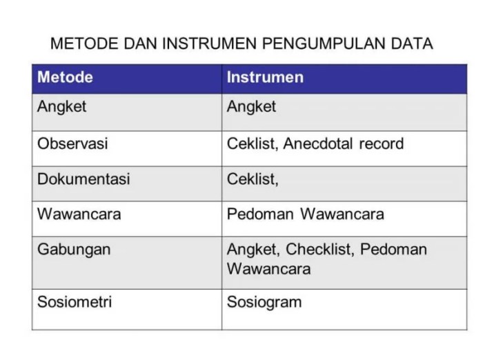 Teknik Pengumpulan Data